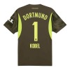 Maillot de Gardien Borussia Dortmund Kobel 1 Extérieur 2024-25 Pour Homme